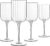 Luigi Bormioli C450 Bach Red Wine Glass 4-Pieces, 400 ml Capacity, Clear, (Pack of 1)