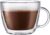 Bodum Bistro Double-Wall Insulated Glass Café Latte Mug, Set of 2
