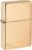 ZippoVintage Brushed Brass with Slashes Pocket Lighter