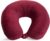 Wolf Essentials Adult Cozy Soft Microfiber Neck Pillow, Compact, Perfect for Plane or Car Travel, Burgundy