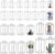 FREEBLOSS 28 Pcs Clear PVC Gift Box Transparent Plastic Storage Container with Lid Reusable Party Favor Box for Jewelry, Candies, or Small Gifts, Perfect for Weddings, Birthdays, and Holidays