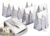 JZK 50 x Silver Paper Candy Box Gift Box for Wedding, Birthday, Baby Shower, Christmas – 6.7 x 3.7 x 8.5 cm