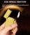 Soft Flame Lighter, Traditional Flame Cigar Lighter with Adjustable Flame Dial, Vertical Ignition Roller, Metal Drawing Lighter (Black)