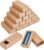 BENECREAT BurlyWood Kraft Gift Box Foldable Paper Drawer for Jewellery Lipsticks Samples Perfume Gift Box for Party Treats Mini Crafts 9.7 x 4.4 x 3 cm Pack of 24