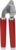 KitchenAid Garlic Press Crusher, Strong Stainless Kitchen Utensil, Removable Basket, Empire Red