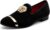 MEIJIANA Mens Loafers Velvet Dress Shoes with Gold Plate Smoking Slippers Slip on Penny Party Luxury Loafer Shoes for Men