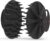 BEAUTAIL Hair Scalp Massager Shampoo Brush, Soft Silicone Head Care Scrubber and Exfoliator for Dandruff Removal and Hair Growth, Shower Washing Hair Scrub Brush Tool for Women Men Pet, 1 Pack, Black