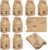 BENECREAT Pack of 24 House Shape Gift Boxes with Bow, 10.1 x 7.2 x 18.3 cm, Kraft Paper Candy Box, Gift Boxes for Home Gifts for Birthday Parties and Weddings