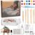CEWROM Air Drying Pottery Set for Beginners & Adults, DIY Ceramic Set with Tools, Paints, Brushes & Instructions Creative for Home, Gift Idea for Children & Adults