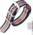 MCXGL 18mm 20mm 22mm 24mm Military Nylon Watch Strap Replacement Watch Band for Men or Women