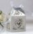 Pack of 25 Hollow Love Gift Box Gift Box Candy Box Gift Box Guest Gift Folding Box for Wedding Christening Birthday Party Favour Table Decoration Bride and Groom Gift Packaging, Silver