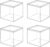 Dedoot Clear Acrylic Boxes Small Plastic Square Cube, 4 Pack Small Plastic Storage Box with Lid, 2.2×2.2×2.2 Inch /55x55x55mm Square Clear Containers Box for Candy Pill and Tiny Jewelry