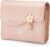 HNOOM Women’s Purse Made of Smooth and Soft PU Leather Purse Women’s Small and Short Format Purse with Zip and Press Stud and Many Compartments