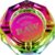 RAW Rainbow Glass Ashtray