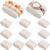 PandaHall Pack of 12 Watch Cushion Inserts Beige Watches Display Cushion Lint Fabric Watches Cushion Cushion Watch Storage Cushion for Small Business Watch Bracelet Display Storage