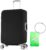 Jeinbuil Suitcase Protective Cover Elastic Travel Suitcase Protective Case Luggage Cover with 1 Luggage Tag Reusable (26-29 Inches)