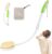 Back Brush Shower 2-in-1 Washing and Drying, Shower Brush Back with Long Foldable Handle, Body Brush for Seniors, Adults, Back Scrubber Bath Brush with Soft Bristles