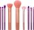 Real Techniques Insta Artist Brush Kit, Face, Cheek & Eye Brush Set, Makeup Brush Kit, For Foundation, Blush, Bronzer, Concealer, & Eyeshadow, Professional Quality Makeup Tools, 9 Piece Set