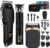LQT Professional Hair Trimmer Set for Men – Electric Shaver Cordless Hair Trimmer for Haircuts Beard Trimmer Men Grooming Kit Gift for Him (Black)