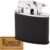 Ronson Oil Lighter Standard with Logo Sticker, Made in Japan, Matte Finish, Black