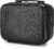 Kono 12 Inch Cosmetic Travel Case, Mini Hard Shell Makeup Storage Organizer Box, ABS+PC Portable Carrying Suitcase Cabin Carry on Luggage Attached to Trolley, Black, Mini, Hard Shell Luggage