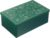 Cabilock Storage Jar Christmas Cookie Tin Rectangular Tin with Lid Christmas Candy Tin Gift Box for Christmas Holidays Seasonal Party Gifts Green