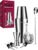 Cocktail Shaker, Cocktail Set Gift, Premium Boston Shaker 800 ml 600 ml Gift Set, Cocktail Shaker Bar Accessory Set, Cocktail Shaker Stainless Steel, Shaker for Cocktails Mixer Spoon 8 Piece Bartender