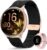 Loekneue 2024 Women’s Round Smartwatch with Phone Function 1.39 Inch HD Touchscreen Watch with /SpO2/Menstrual Cycle/Sleep Monitor/IP68 Waterproof/Pedometer/Fitness/for iOS Android Black Gold