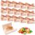 Pack of 15 Candy Boxes, 13 x 7 x 7 cm Mini Favour Box, Candy Box with Ribbon, Paper Candy Boxes, Small Gift Box for Wedding, Birthday