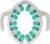 TESMED Cellulite Massager Made in Italy, Patent-Pending Anti-Cellulite Device with Convertible and Divergent Rollers that Lift Skin and Smoothing (Green)
