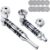 2 pieces portable mini pipe holder, mini pipe holder, tobacco pipe set, pipe holder with 10 stainless steel sieve filters, smoke accessories, tobacco pipe set, mini ornament pipe for father friend