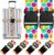 Adjustable Travel Luggage Strap Suitcase Belt Travel Bag Accessories 1.96 in W x 6.23 ft L(4Pack)