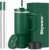 40 oz Tumbler with Handle and Straw, 2 Lids (2 in 1 & LeakProof Lid) – Vacuum Insulated Stainless Steel Double Wall Water Bottle Travel Coffee Mug – Holiday Gifts for Women Men – Dark green