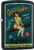 Zippo Lighter Brass Individual Design Original Pocket Size, Messing, Black, Normal