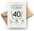 FORYOU24 | Premium 40th Birthday Card – Treat Gentle – Greeting Card with Envelope A6 for 40th Birthday Men Women (KT_105_40)