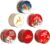 Pack of 6 Christmas Cookie Tins with Lids for Gift Christmas Cookie Tins, Christmas Tin Candy Box, Round Christmas Tins for Christmas Party Favour Guest Gifts