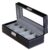 Songmics Glass Lid 5 Slots Watch Display Box With Lockable Keys JWB05B