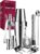 Cocktail Shaker, Cocktail Set Gift, Premium Boston Shaker 750ML550ML Gift Set, Cocktail Shaker Bar Accessory Set, Cocktail Shaker Stainless Steel, Shaker for Cocktails Mixer Spoon 12 Piece Bartender