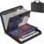 ENGPOW Accordion File Organizer,Fireproof Expanding File Folder with Multi Pockets,13 Pockets Document Organizer with Handle & Labels,Portable Home Travel Safe Storage for Letter A4 Files and More