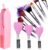 BeauFairy Silicone Makeup Brush Holder, Travel Essentials Portable Make Up Organizer, Large Capacity Cosmetic Brush Pouch Bag, Soft and Waterproof with 3 Makeup Brush Head Protective Cover, 001
