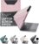 Philbert Design – 4 in 1 Laptop Screen Shade Slim Hood : Sun Shade | Privacy | Heat Protection | Contrast Enhancement. 12”/13”/14” Laptops – Universal. Lightweight, Simple. Patent D790551 – Pink
