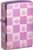 Zippo Windproof Lighter – Checkered Cannabis Model – High Polish Purple Finish with 360 Photo Image – Refillable – Reusable – Windproof Design – Made in USA