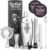 CocktailMeister Premium Cocktail Shaker Set, Professional Cocktail Mixing Set, Ideal for Home or Bar, Shaker, Cocktail Book, Japanese Measuring Cup and much more