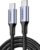UGREEN 100W USB C to USB C Cable 2M USBC to USBC PD Fast Charging Type C Charger Cable for iPhone 16 Pro Max, MacBook Pro, iPad Pro, Dell XPS, Chromebook, Pixel, Galaxy S25 S24, Switch, Black
