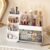 Makeup Organiser with Drawers for Vanity, Spacious Cosmetic Display Case, Perfect Storage Solution for Your Beauty Essential (White)