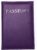 Spirtan Passport Holder Travel Wallet Small Documents Organizer Case Family Card Holder (Purple)