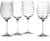 Mikasa Cheers Set of 4 Crystal White Wine Glasses, 450 ml (15 fl oz)