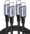 UGREEN 2 Pack 100W USB C to USB C Cable 1M USBC to USBC PD Fast Charging Type C Charger Cable for iPhone 16 Pro Max, MacBook Pro, iPad Pro, Dell, Matebook, Chromebook, Pixel, Galaxy S25 S24, Switch