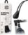Luggage Hook™ – The original travel accessory holds jackets and bags safely up to 8 kg, hands-free travel with this travel must-have, carry-on accessory for flight attendants, Slick Black, Standard