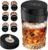 ANBEISTEE Portable Electric Whisky Smoker Kit – Rechargeable Multifunctional Cocktail Smoker Kit with 6 Wooden Chips (No Butane) – Built-in Fire Device